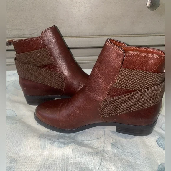 Lauren Ralph Lauren Kaliyah Leather Ankle Boot 6B - Picture 4 of 11